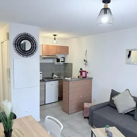 Daire T2 Cosy, Securisee, Parking Prive Miramont-de-Guyenne